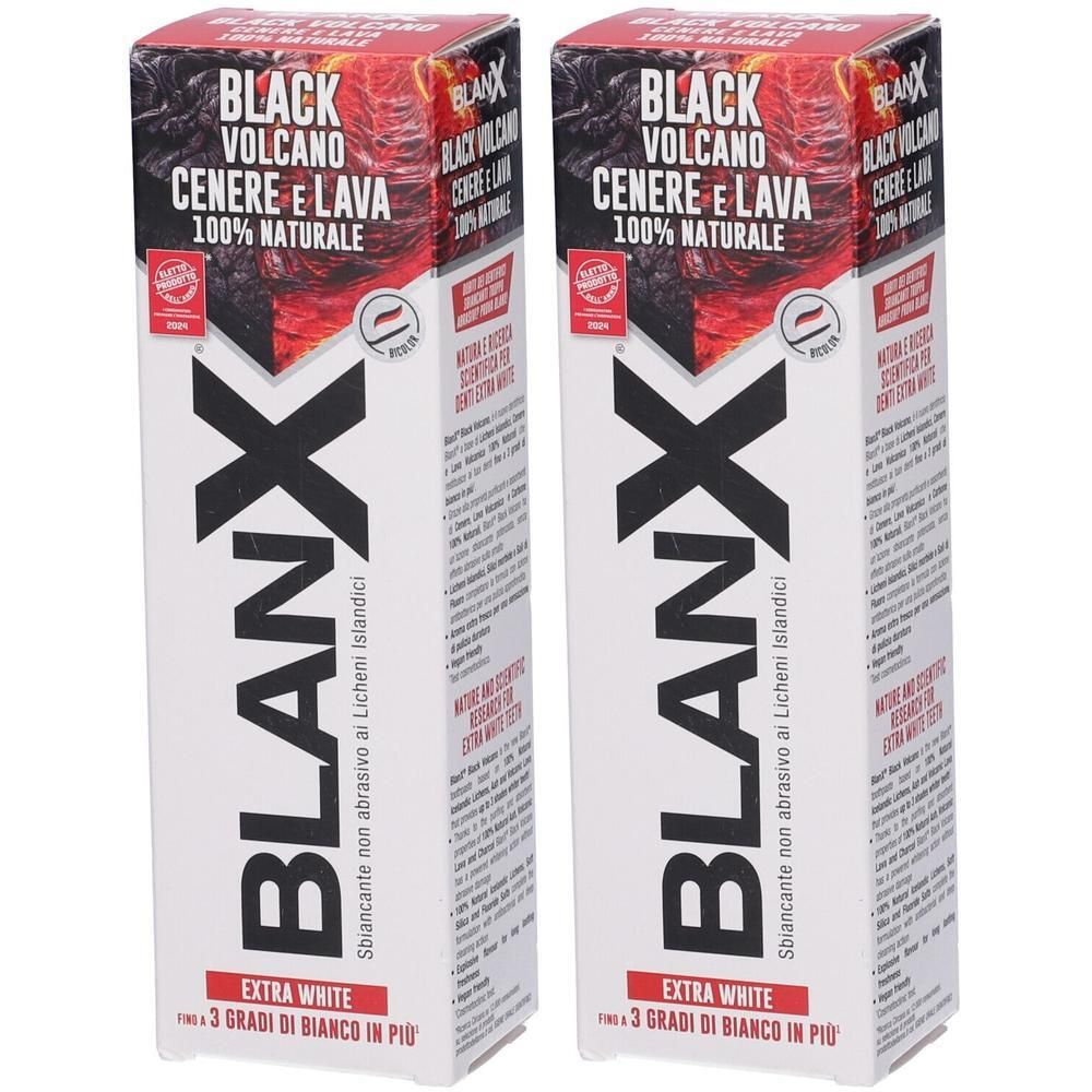Blanx Black Volcano Dentifricio 75 Ml 2x75 ml