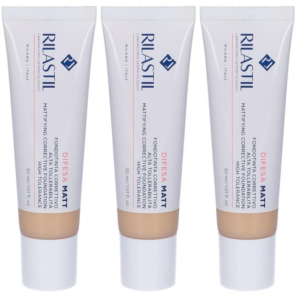 RILASTIL® Difesa Matt Fondotinta Correttivo Tonalitá 02 3x30 ml