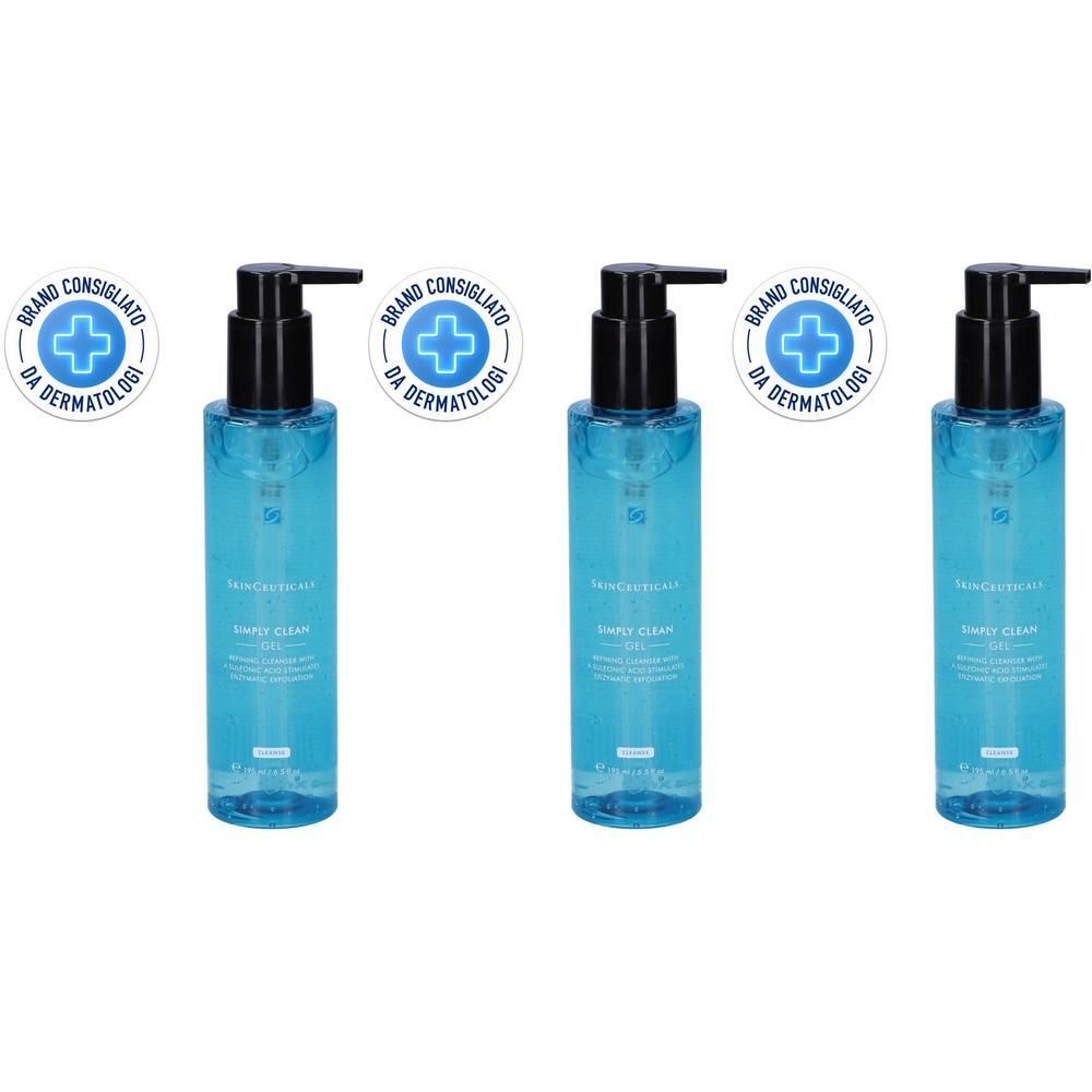 SkinCeuticals Simply Clean Gel Detergente 3x195 ml