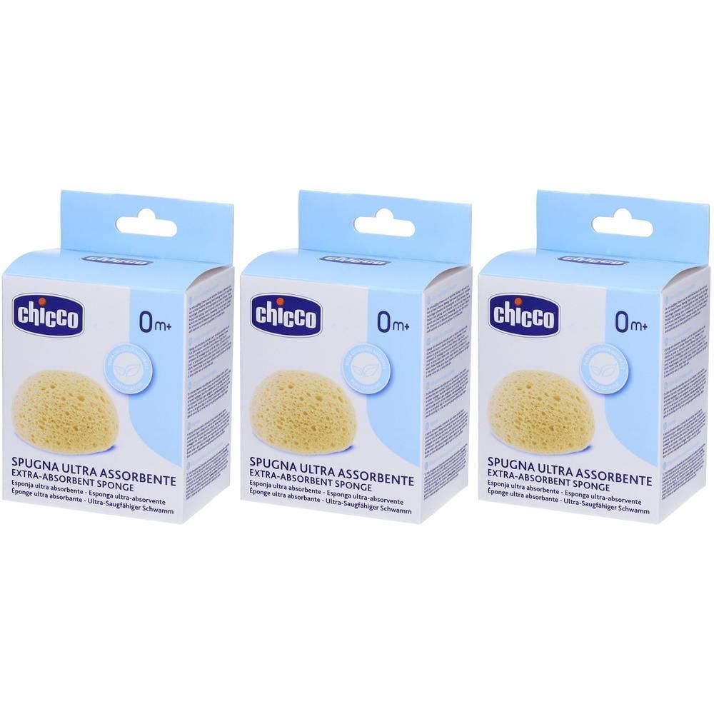 Chicco® Spugna Ultra Assorbente 3x1 St