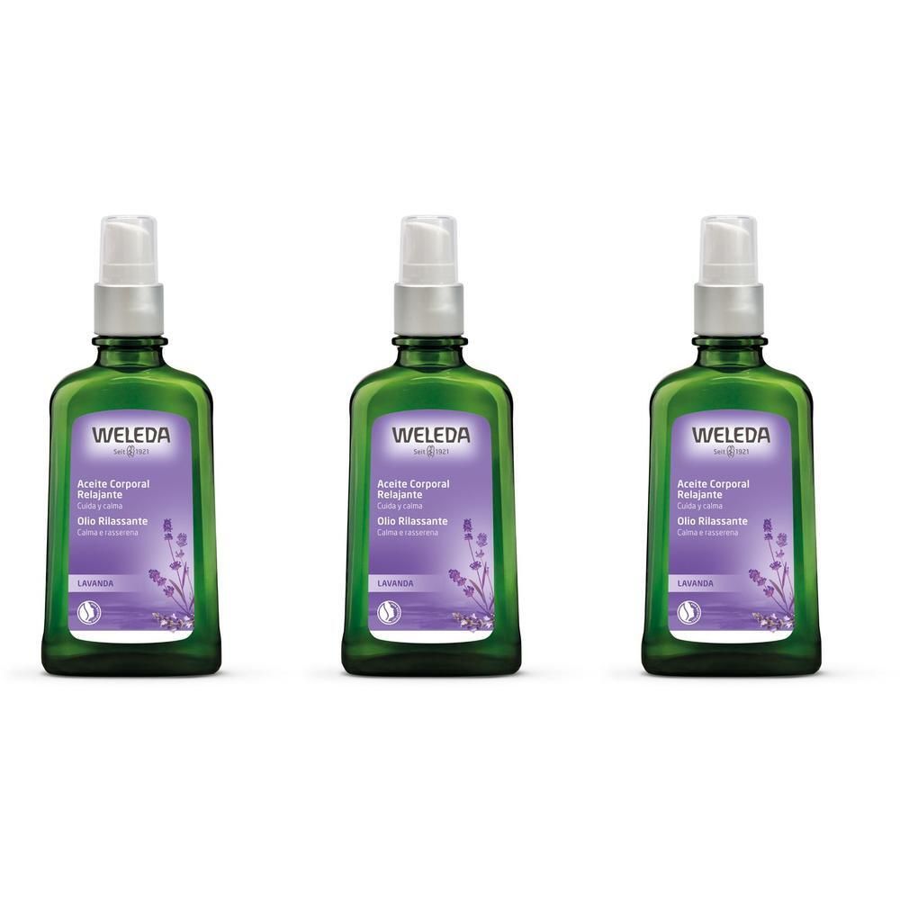 WELEDA Olio Rilassante Lavanda 3x100 ml Soluzione