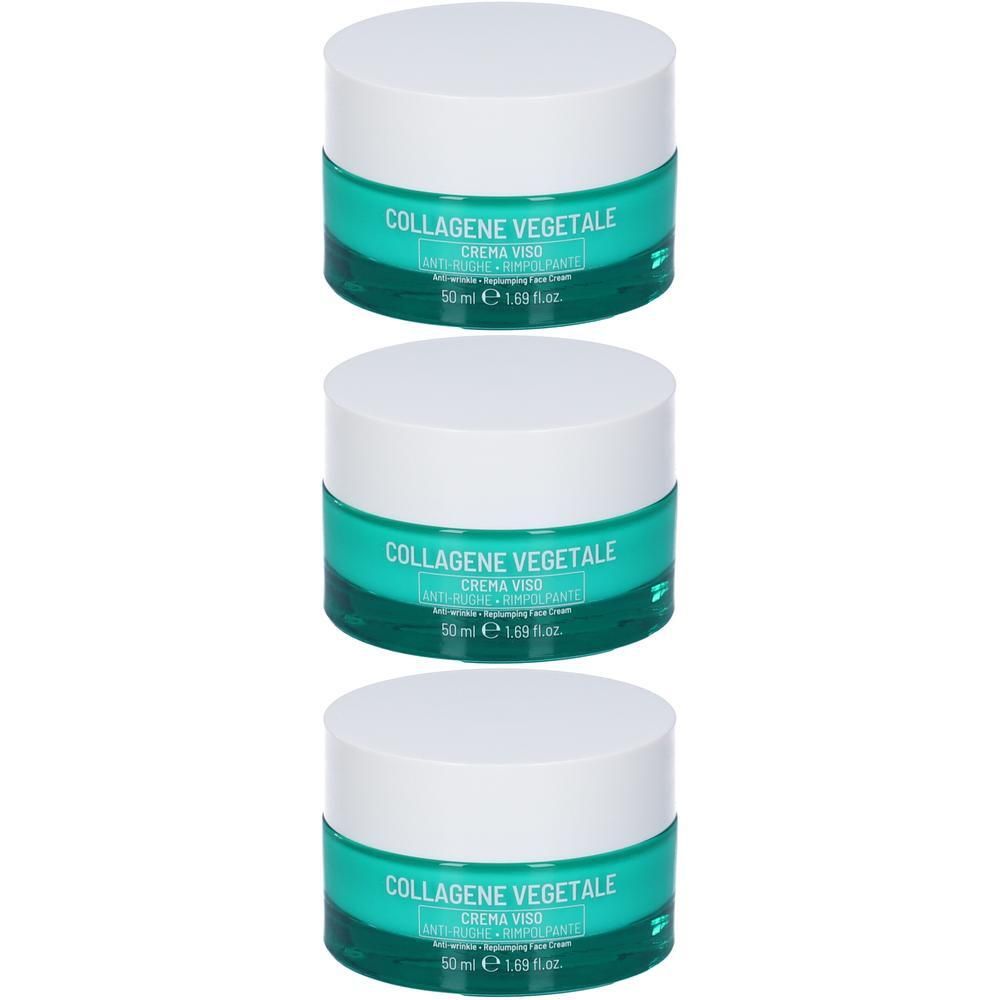 Equilibra Collagene Vegetale Crema Viso Antirughe Rimpolpante 3x50 ml