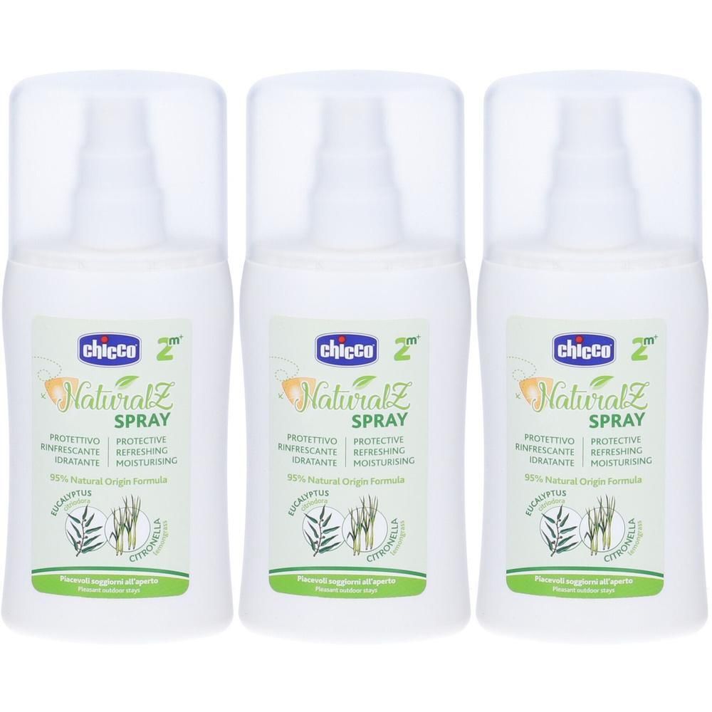 Chicco Spray NaturalZ Protettivo & Rinfrescante 3x100 ml
