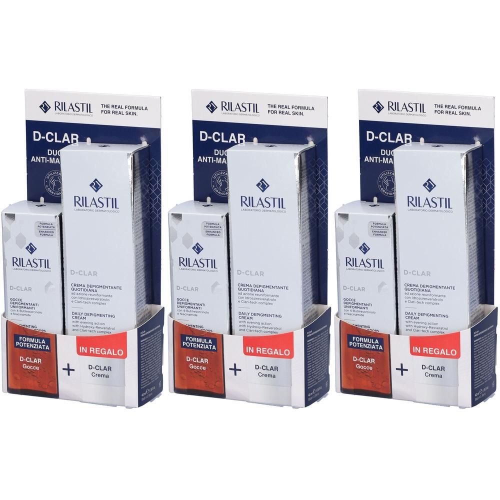 Rilastil D-Clar Cofanetto Duo Anti-Macchie Crema Depigmentante 40ml +