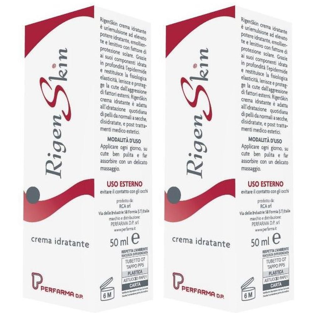 Rigenskin Crema Idratante 50 Ml 2x50 ml