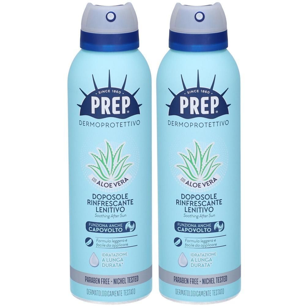 Prep Dermoprotettivo Doposole Rinfrescante Lenitivo 2x150 ml Spray