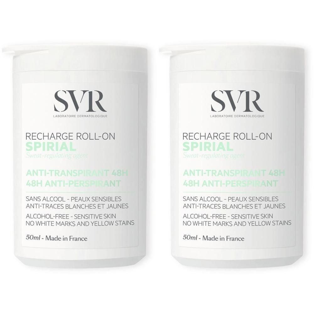 SVR Spirial Deodorante Roll-On Ricarica 2x50 ml