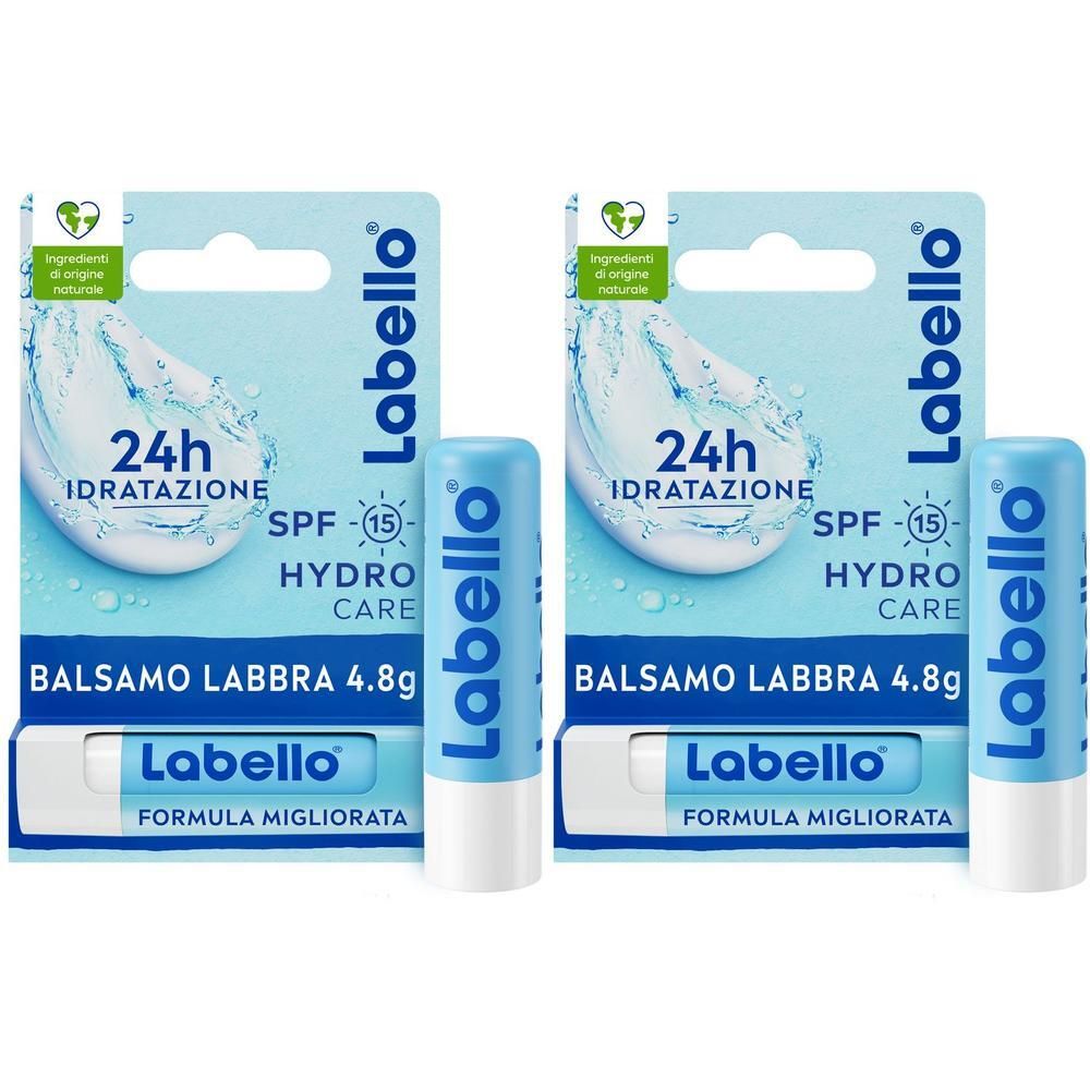 Labello Hydro Care SPF15 4.8 g, Burrocacao labbra idratante e protetti