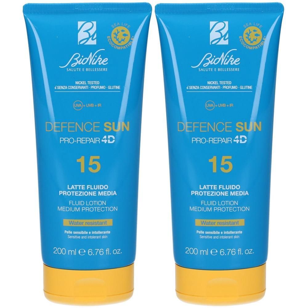 Defence Sun Latte Fluido SPF15 2x200 ml