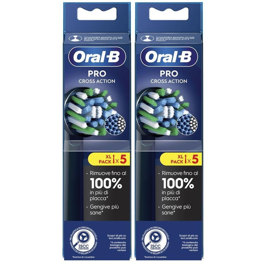 Oral-B Pro Cross Action Testine Ricambio 2x5 St