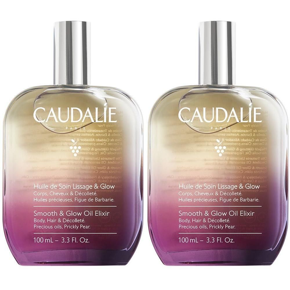 Caudalie Olio Trattante Lisciante & Luminosità 2x100 ml