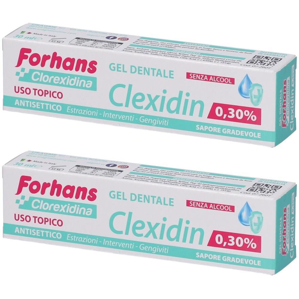 Forhans Clexidin Gel Dentale 2x30 ml