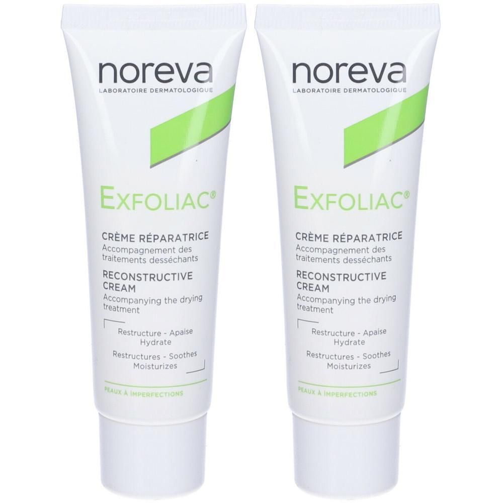 Noreva Exfoliac® Crema Riparatrice 2x40 ml