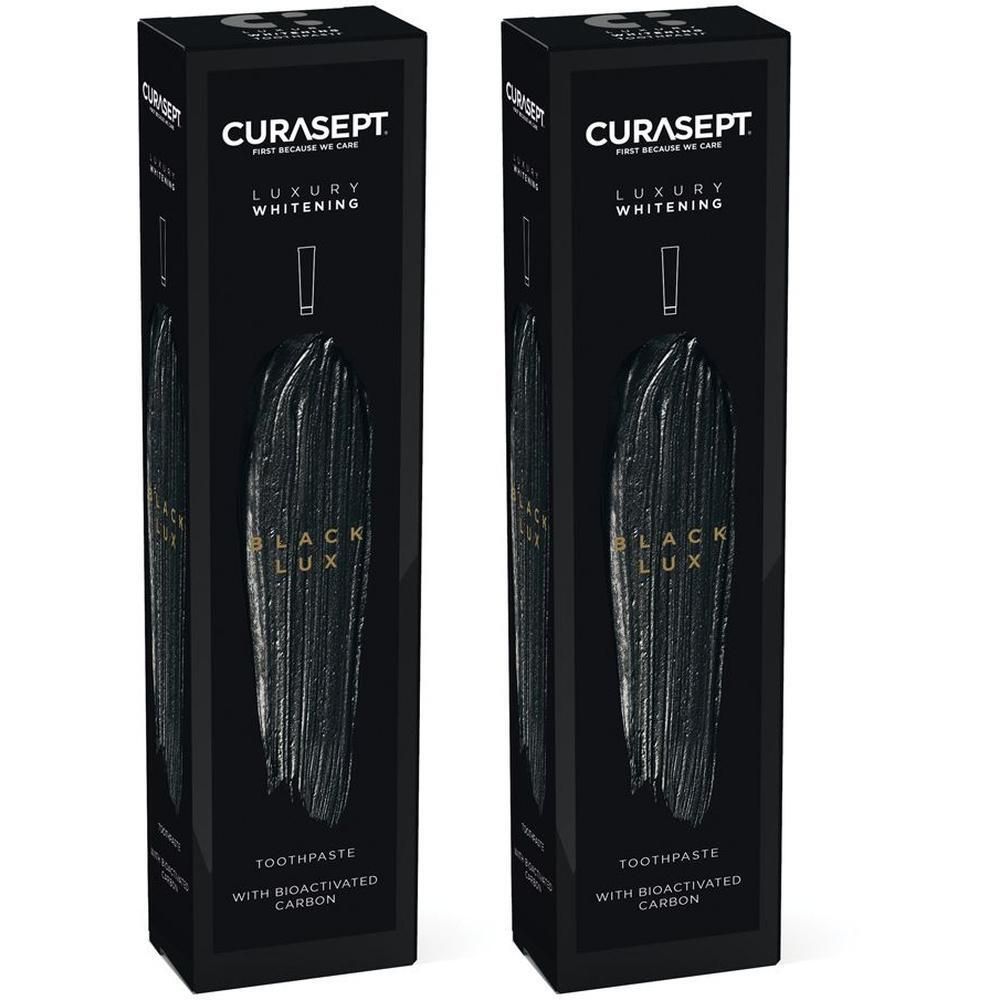 Curasept Black Luxury Whitening Dentifricio 2x75 ml