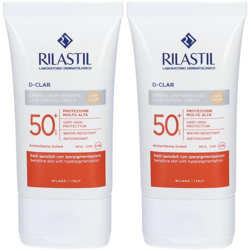 RILASTIL® Sun System D-clar Light Spf 50+ 2x40 ml