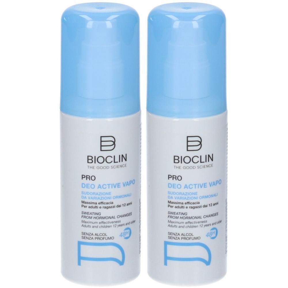 Bioclin Pro Deo Active Vapo Sudorazione da Variazioni Ormonali 2x100 m