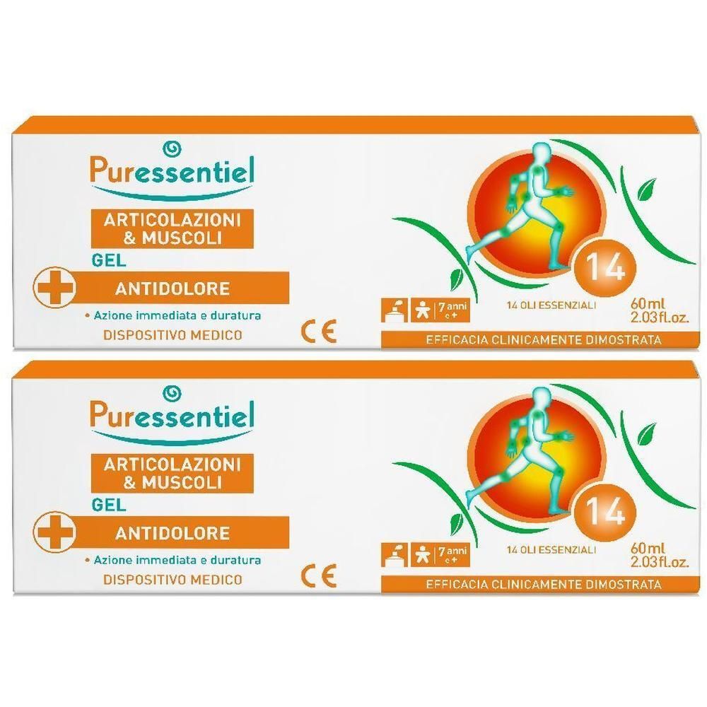 Puressentiel Articolazioni e Muscoli Gel 2x60 ml