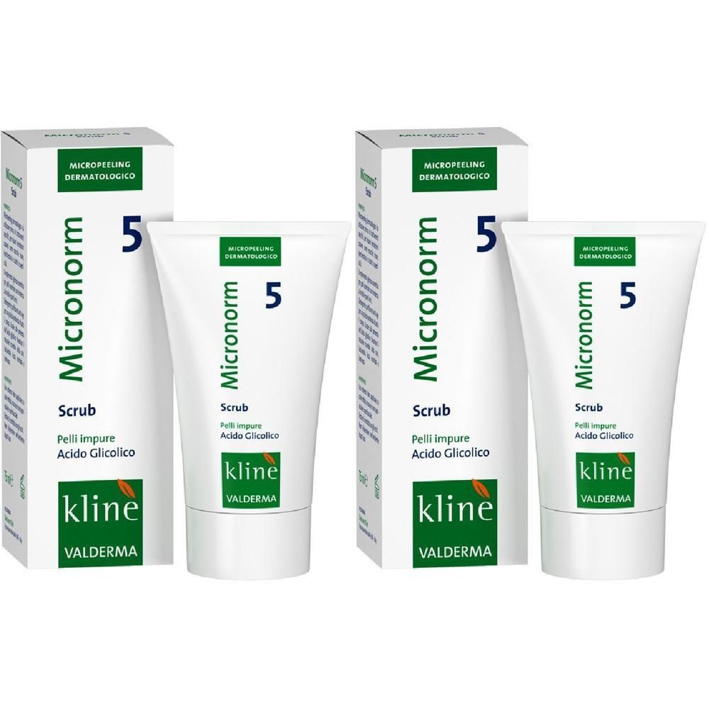 kliné VALDERMA Micronorm 5 Scrub 2x75 ml Gel
