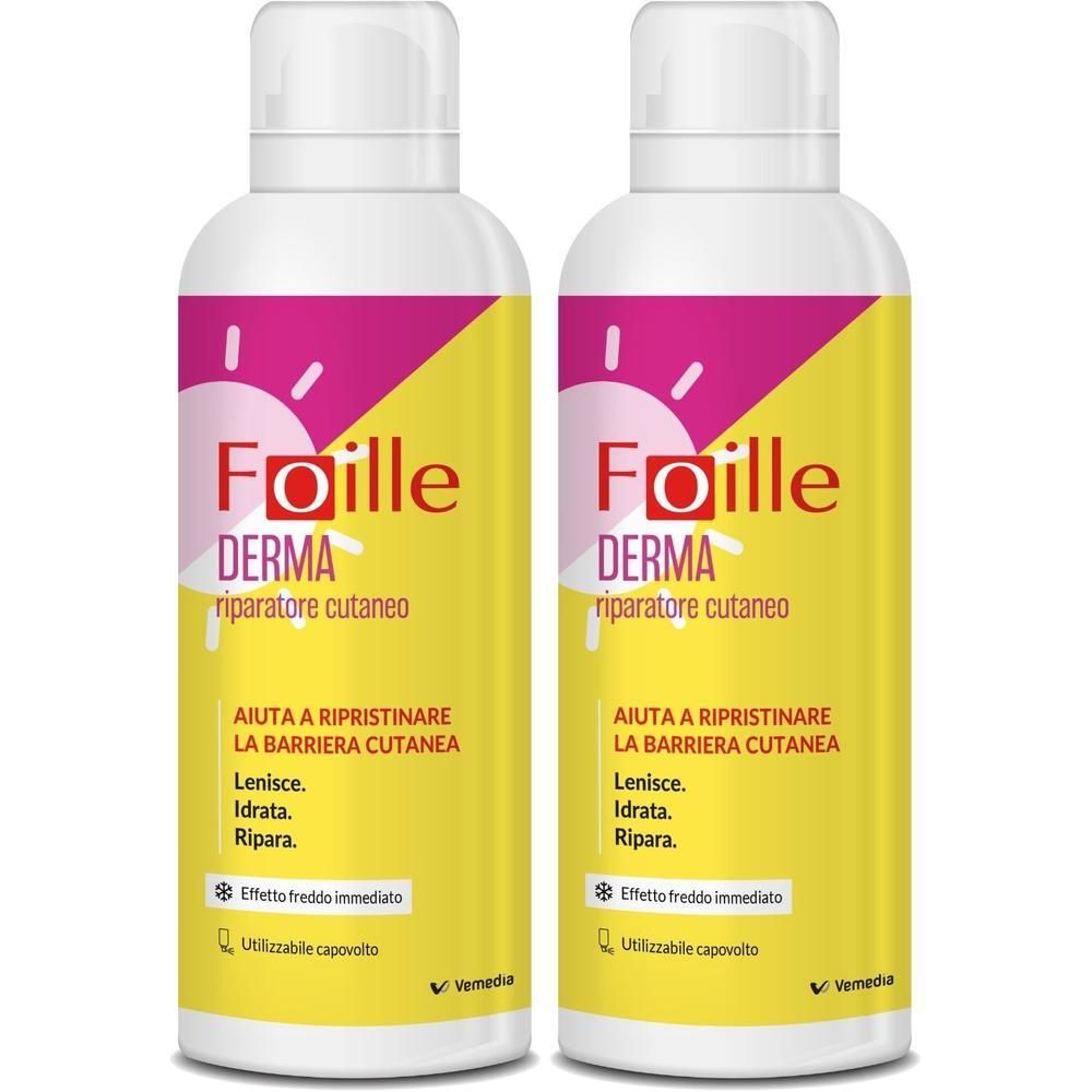 Foille Derma Spray Riparatore Cutaneo Doposole 2x150 ml