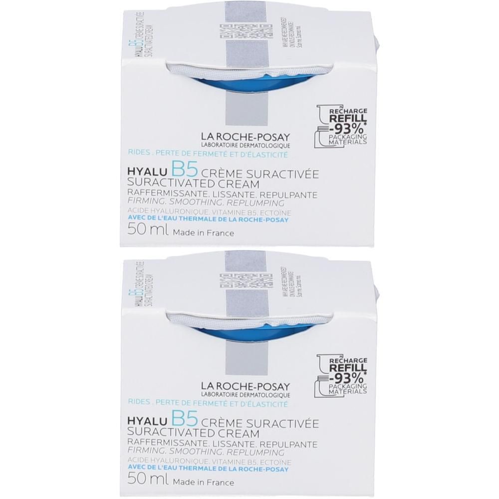 La Roche-Posay Hyalu B5 Crema Anti-Rughe, Formato ricarica 50ml 2x50 m