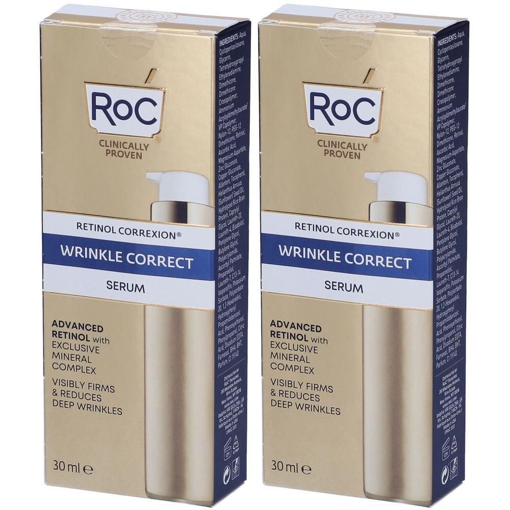 ROC Retinol Correxion Wrinkle Correct Serum 2x30 ml