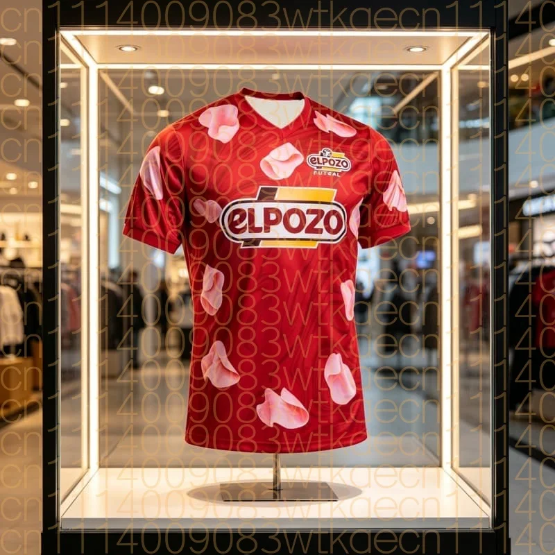 Maillot de football domicile Elpozo Murcia Primera División de Futsal 2026, T-shirt sportif à séchage rapide pour homme, enfant, femme, famille, enfants
