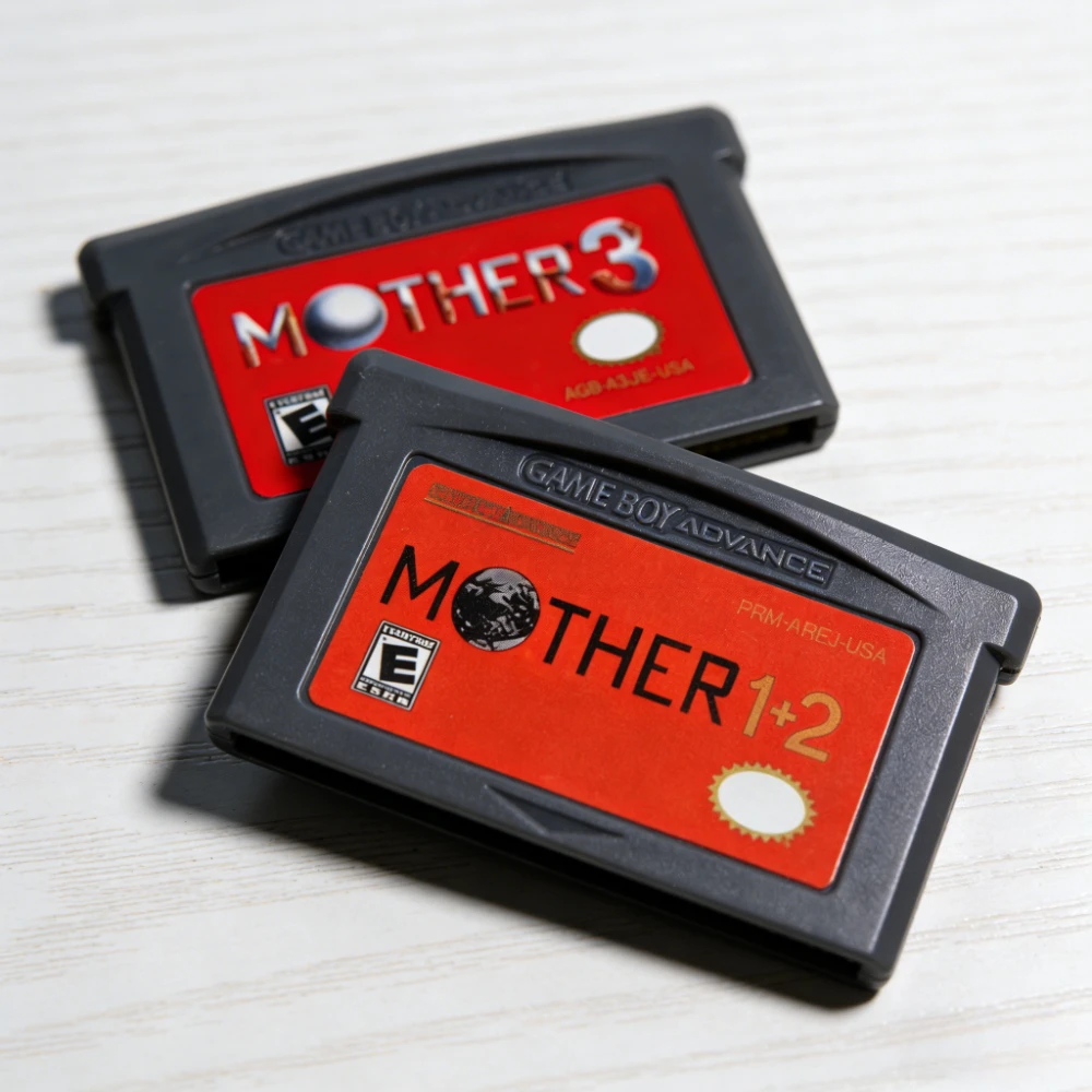 Retro Classic 32 Bit GBA Game Cartridge Mother 1+2 Mother 3 Series USA EUR Version Handheld Video Game Card for Game Boy SP DS