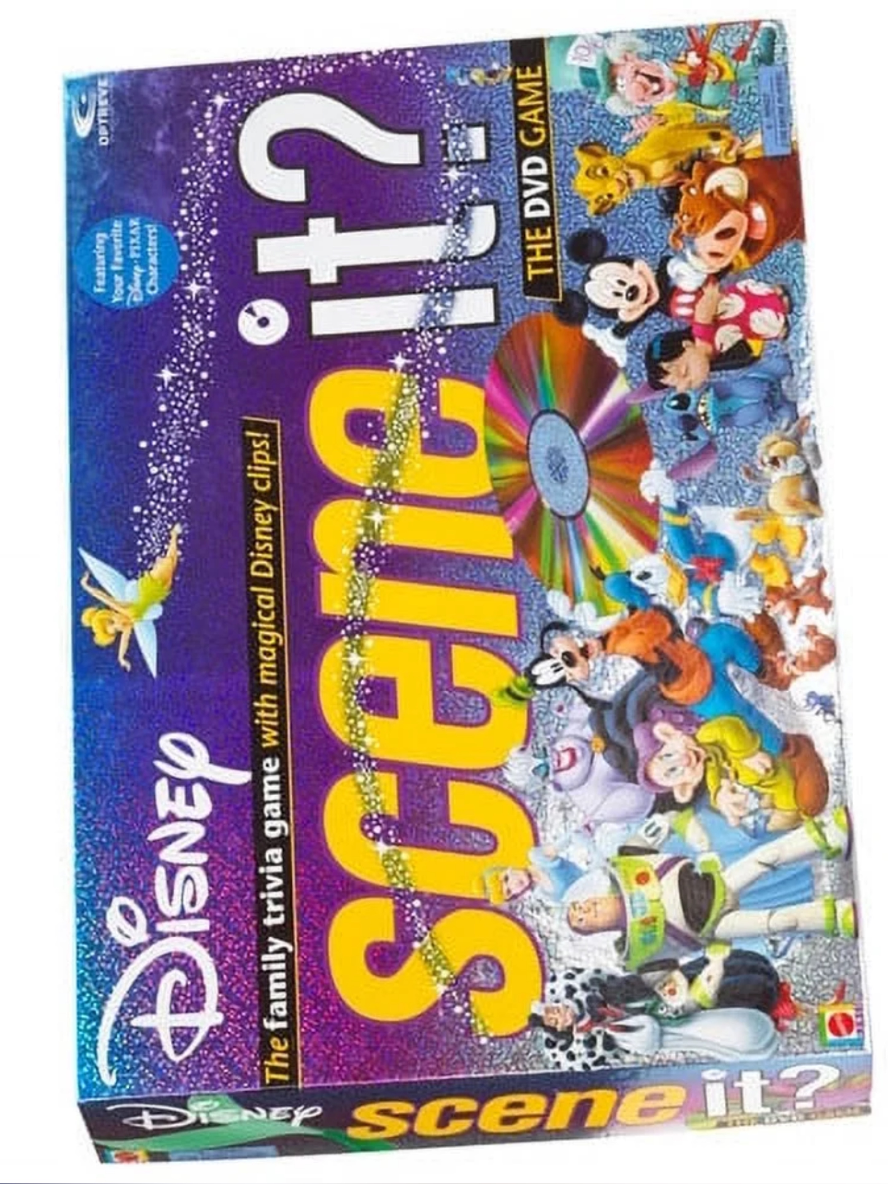 Disney Video Games & Consoles | Disney Spin It? Dvd Game Purple And Yellow Box With Colorful Character Art | Color: Purple | Size: Os