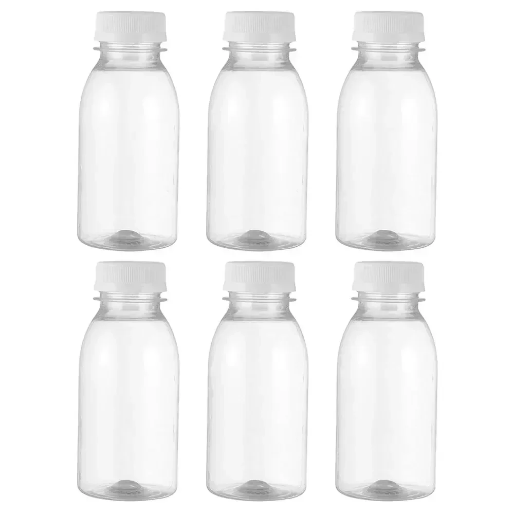 6 Stück Milchflaschen, kleiner Saft, auslaufsicher, Milch, tragbar, für Getränke, Wasser, Versiegelung, Saft, Ingwer Image
