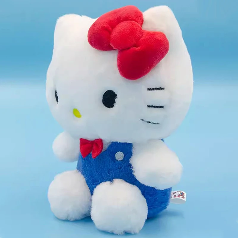 Süße Sanrio Plüschtiere Hello Kitty 50. Jahrestag Plüschpuppe 23 cm Modeboutique Puppe Gefülltes Kissen Kindergeburtstagsgeschenke