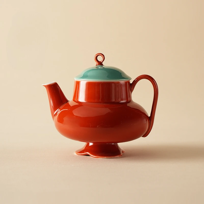 Chinese thin tire teapot, tea cup, high-end ceramic household kung fu tea set