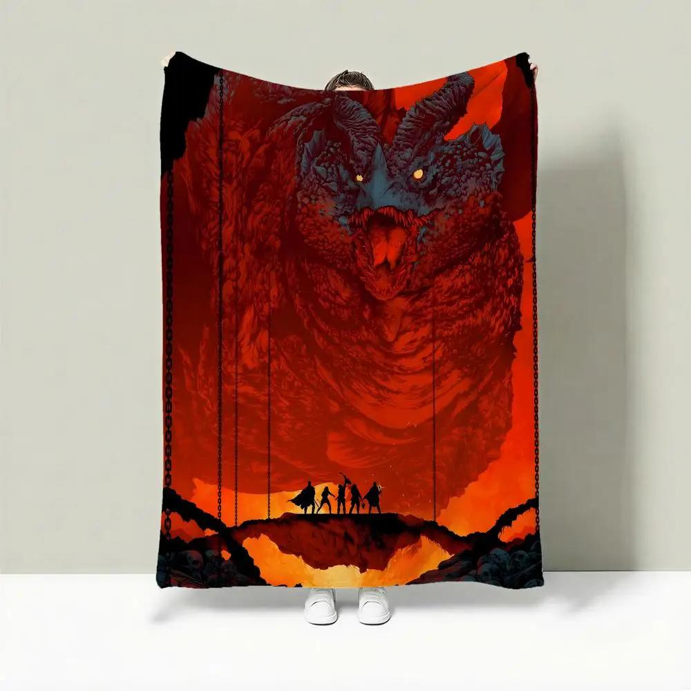 Game D-Dungeons & Dragons leichte 240g Flanelldecke, weich, hautfreundlich für die Sommerkühlung Image