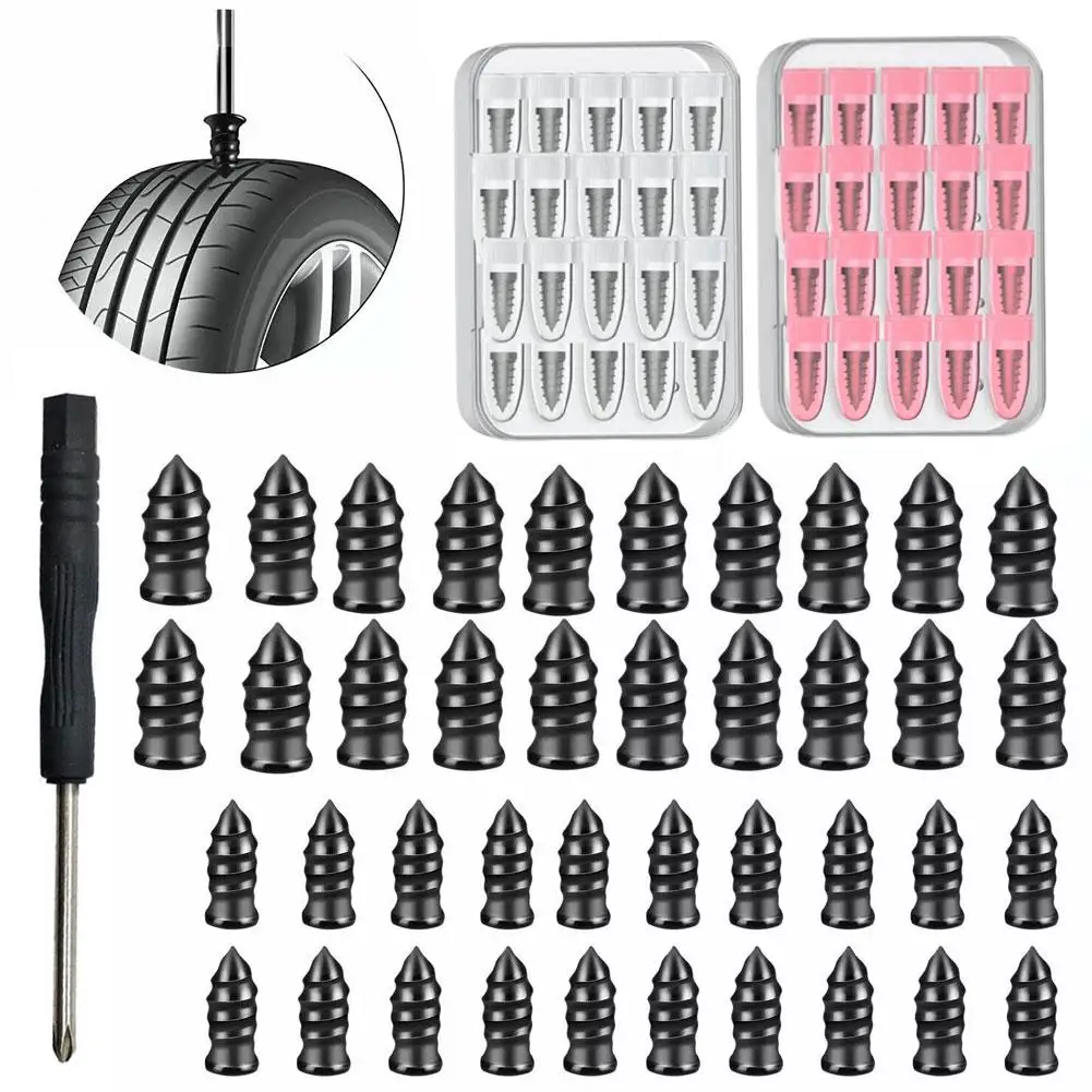 Kit de réparation de pneus de voiture, outil de réparation de pneus, clous de réparation de pneus, clous de réparation de pneus de camion, clous de réparation de pneus de moto, colle de réparation de
