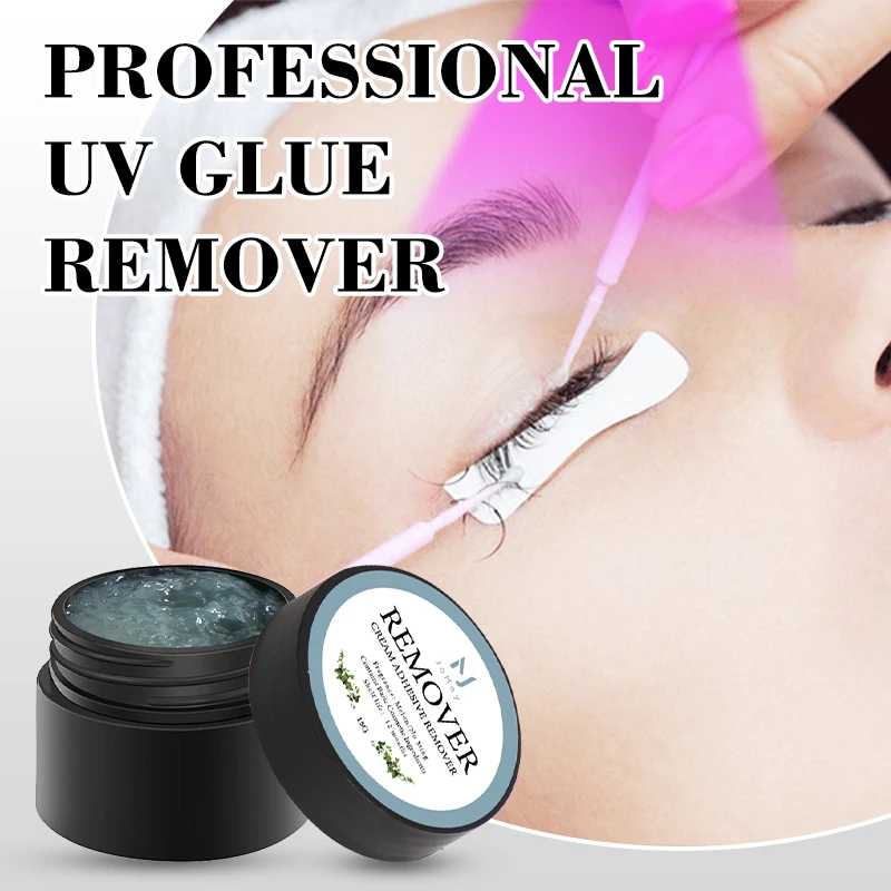 15G UV-Kleberentferner für die Wimpernverlängerung. Eine Minute schnelle Entfernung. Professioneller Cremeentferner für Wimpern Image