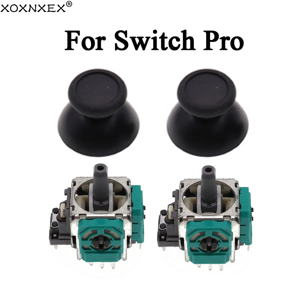 1 Set Ersatz 3D Analog-Joystick für Switch Pro Controller ThumbStick Grip Caps Rocker Cover Reparaturteile Zubehör Image