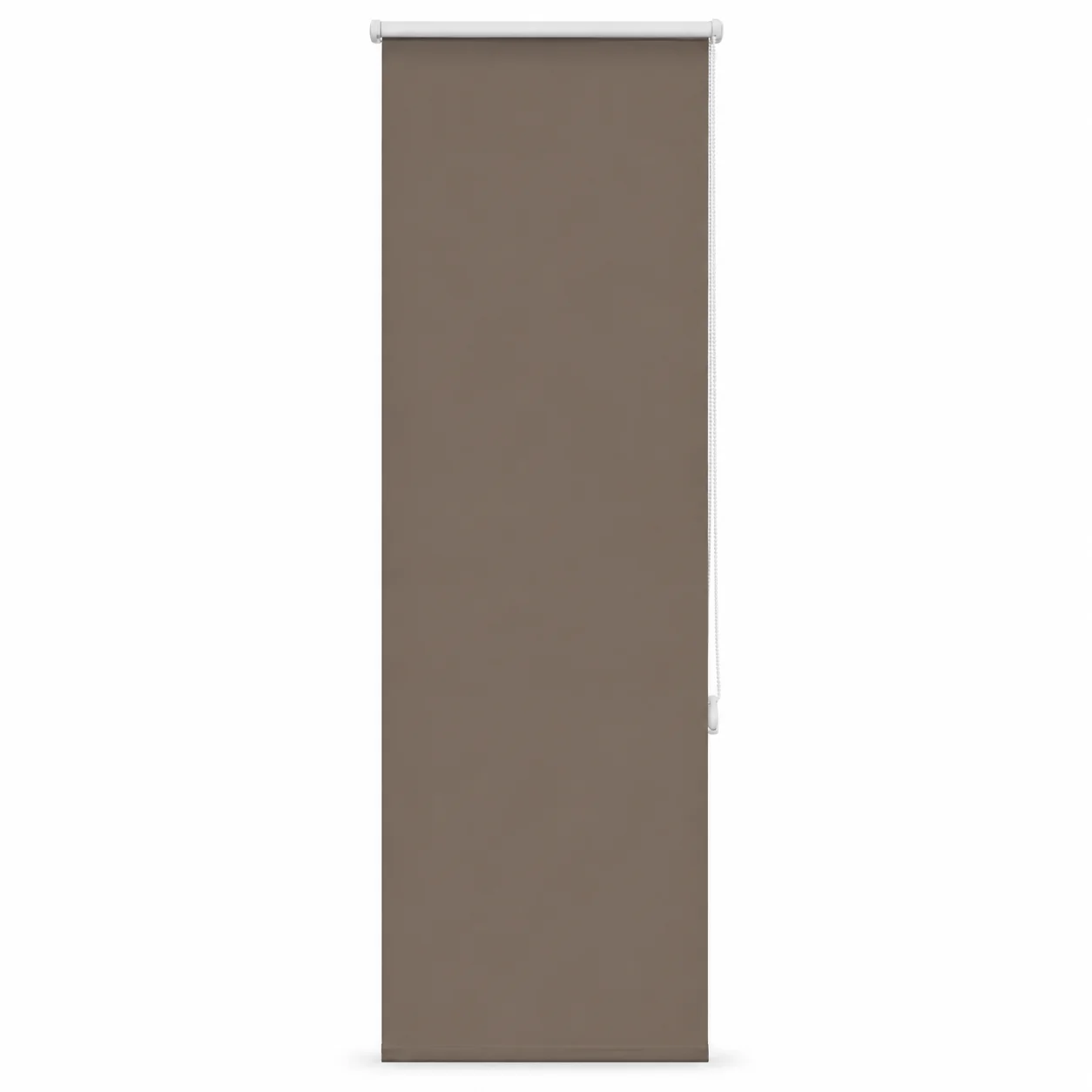 Verdunkelungsrollo Kaffeebraun 50x150cm Stoffbreite 45,7cm für Gemütliche Räume, Privatsphäre und Lichtkontrolle, Einfache Installation mit Halterungen oder Klebstoff Image