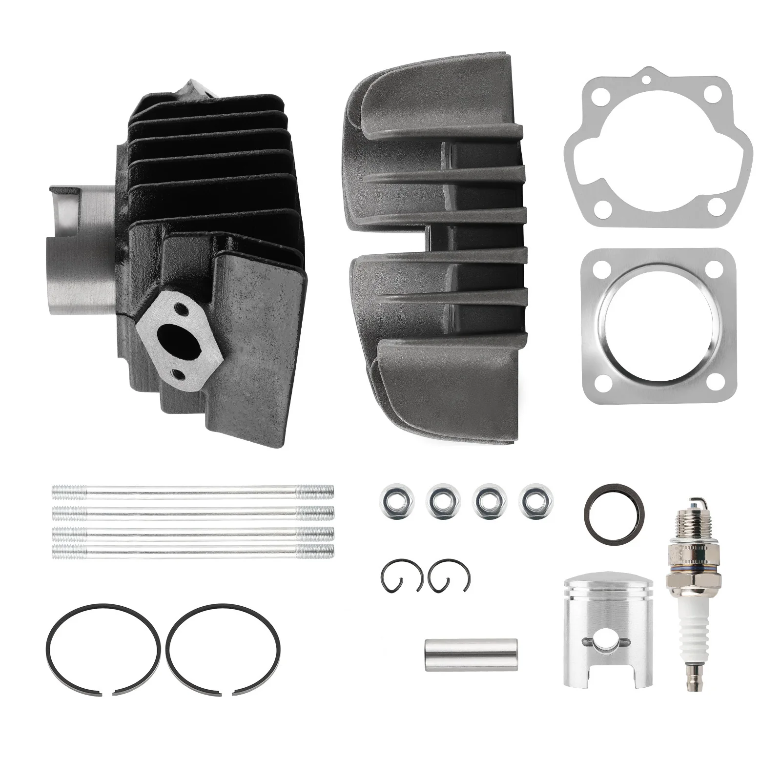 Kolbenringe Zylinderkopfdichtung Top-Kit-Set für Suzuki LT-A 50 LT50 2002-2003 Image
