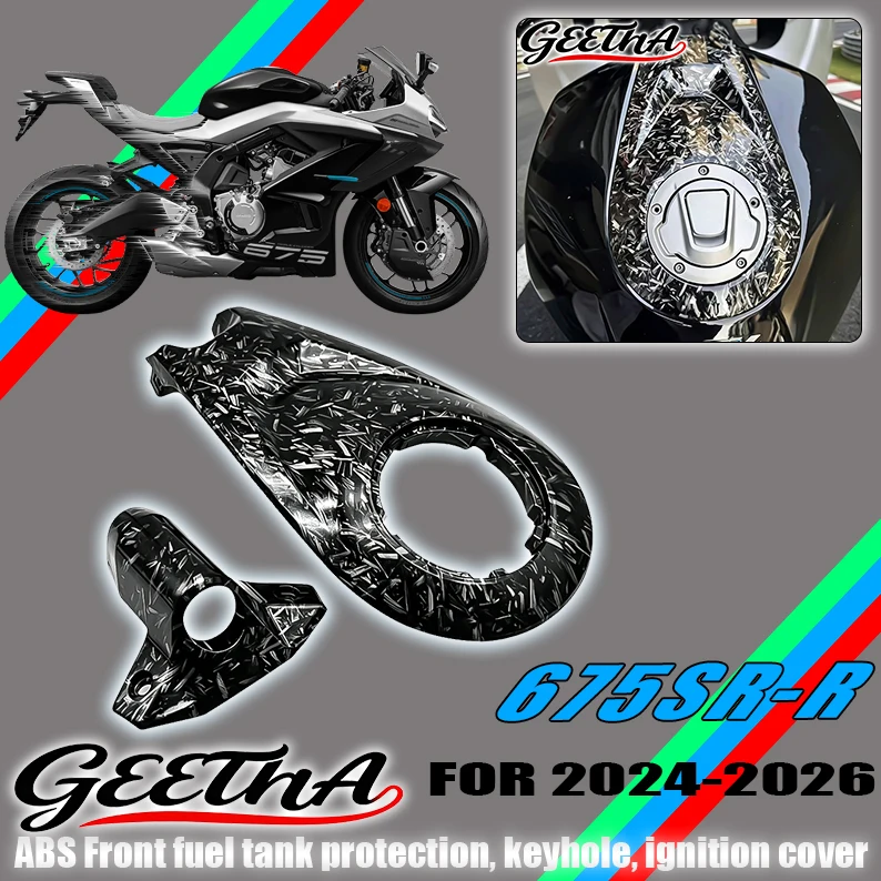 2024-2026+ Motorradzubehör für CF 675SR-R 675SS 675SR R 675 – Modifikation: Vorderer Tankdeckel, Schlüssellochabdeckung und Zündschloss Image