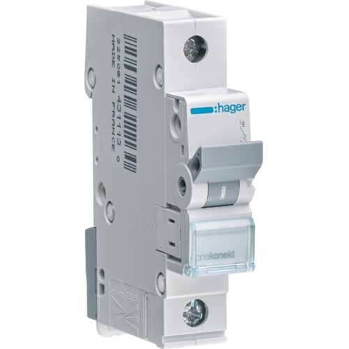 Hager LS-Schalter 1polig, C-20A, 6kA Image