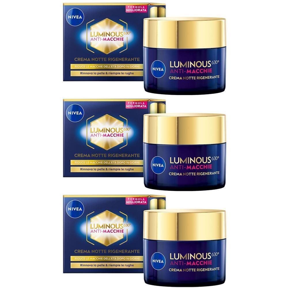 Nivea Cellular Luminous630 Anti-Macchie Crema Viso Notte Rigenerante 5