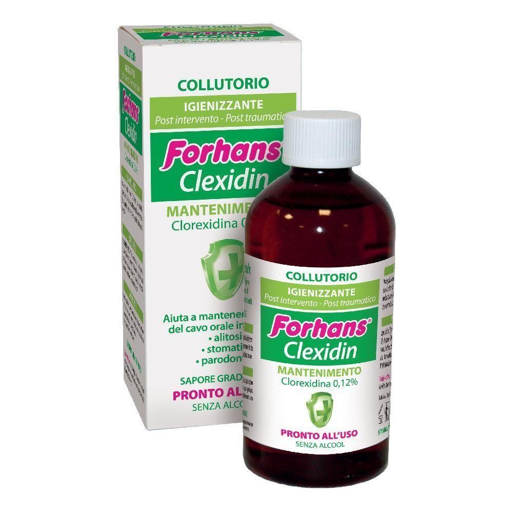 Forhans Clexidin® 0,12% 4x200 ml Collutorio
