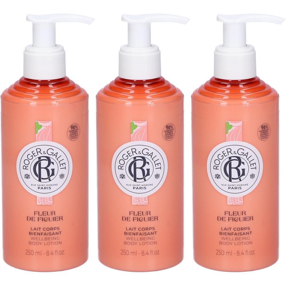 ROGER&GALLET Fleur de Figuier Latte Corpo 3x250 ml