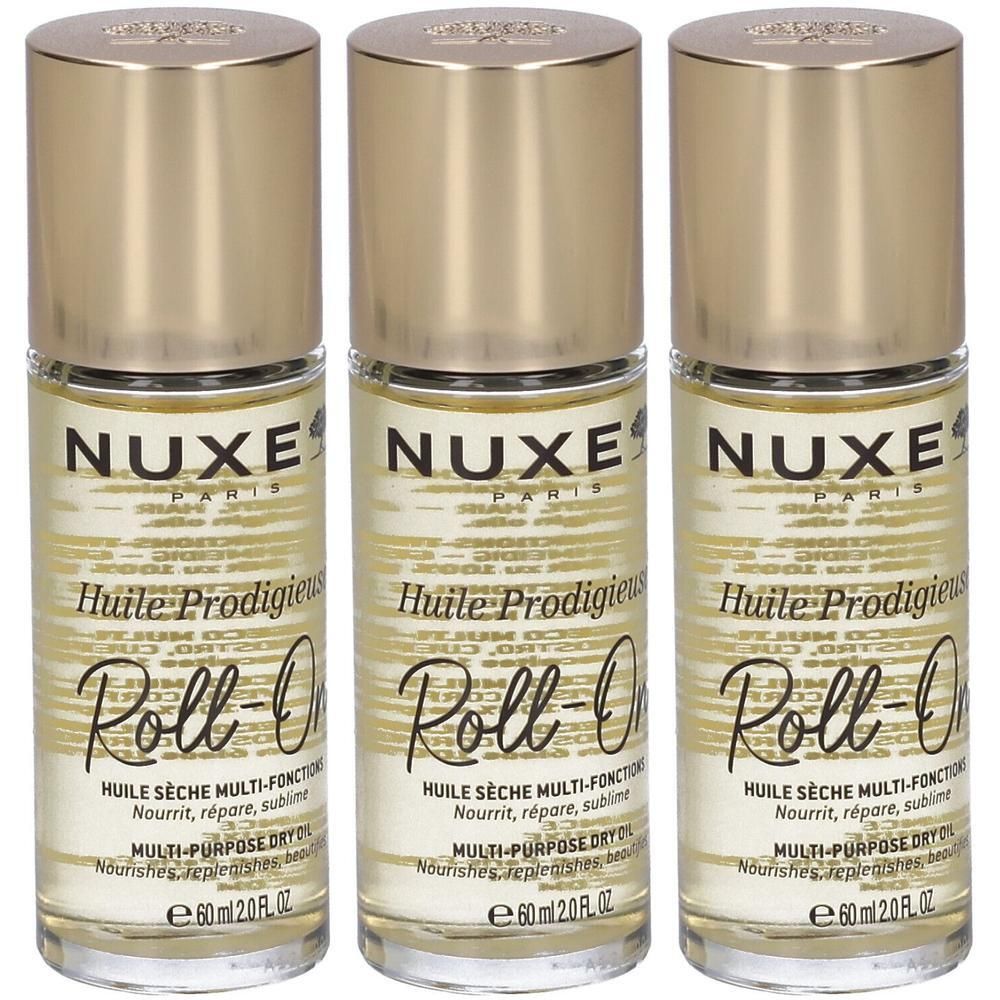 Nuxe Huile Prodigieuse® Roll-On 3x60 ml