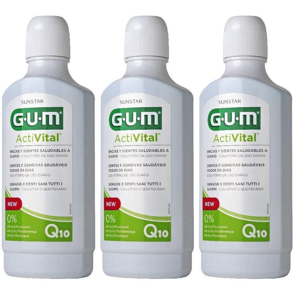 Gum Activital Collutorio 500 Ml 3x500 ml