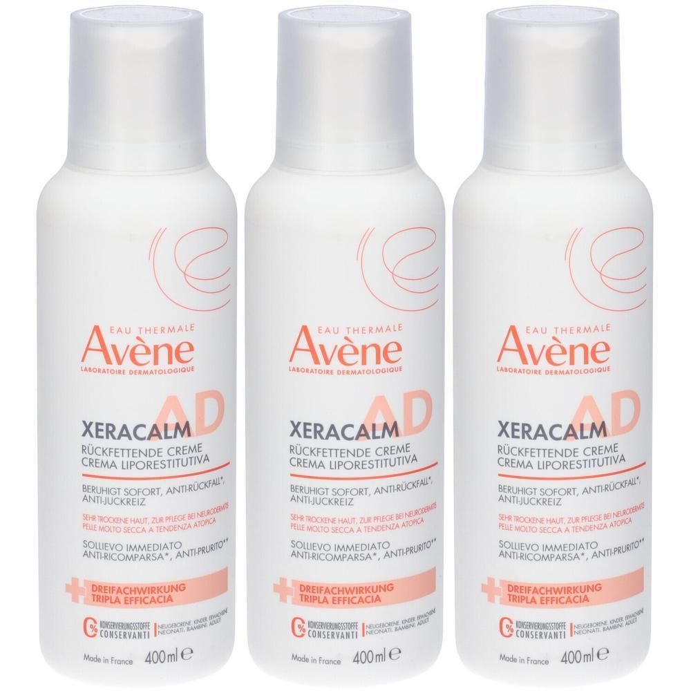 Eau Thermale Avene Xeracalm AD Crema Liporestitutiva 3x400 ml