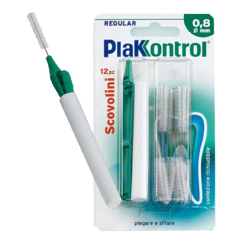 PlakControl® Scovolini 0,8 mm 4x10 pz Spazzolino da denti