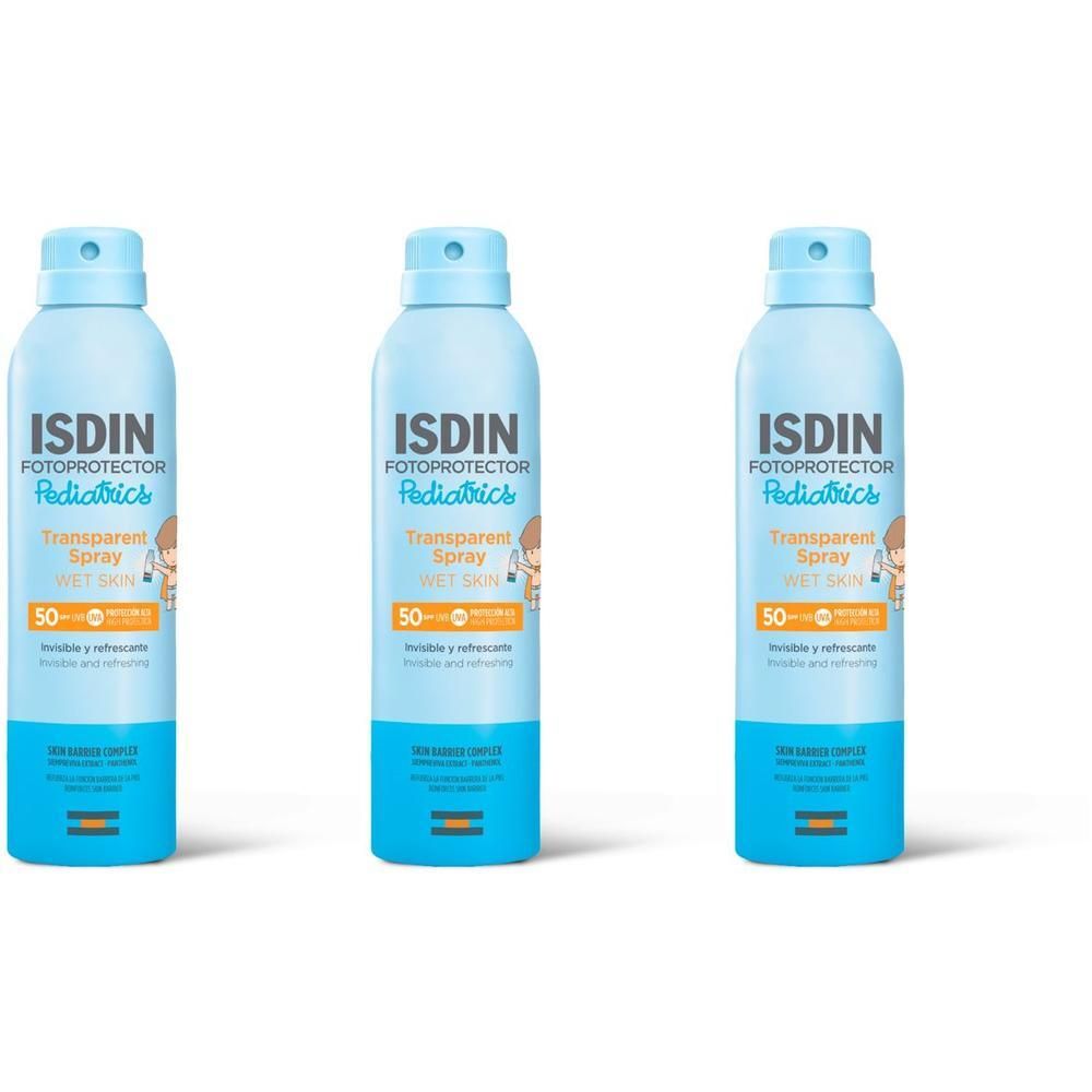 ISDIN Fotoprotector Pediatrics Spray Trasparente SPF 50 3x250 ml