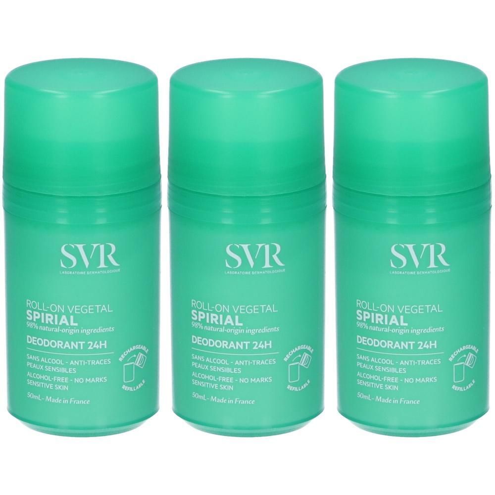 SVR Spirial Roll-On Vegetal Deodorante 3x50 ml