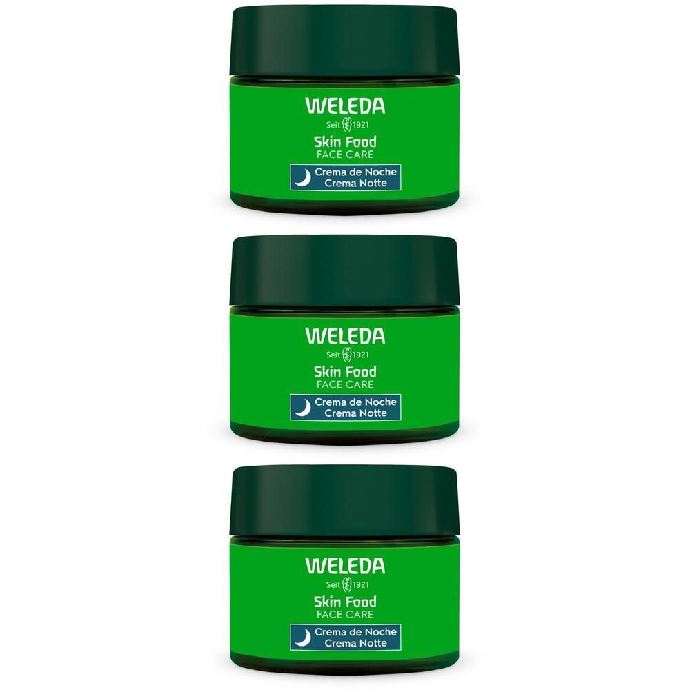 WELEDA Crema Notte Nutriente 3x40 ml