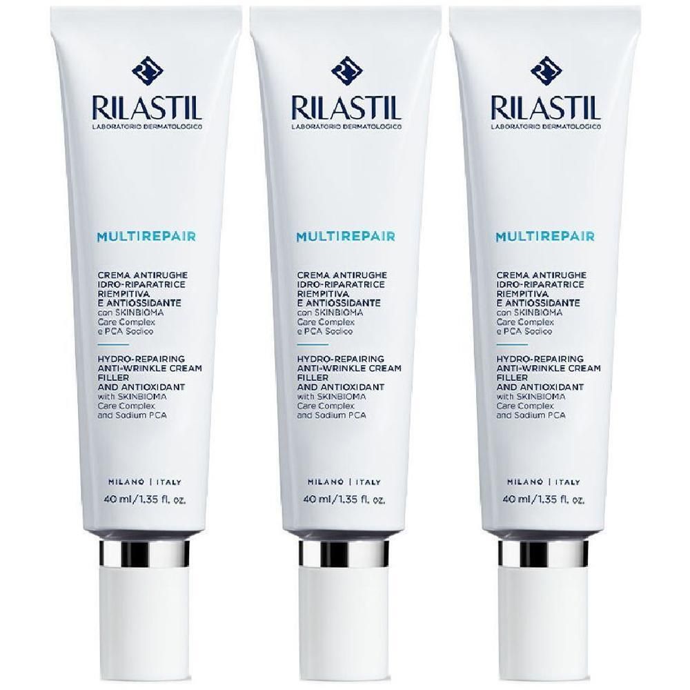 RILASTIL® Multirepair Crema Antirughe Idroriparatrice 3x40 ml
